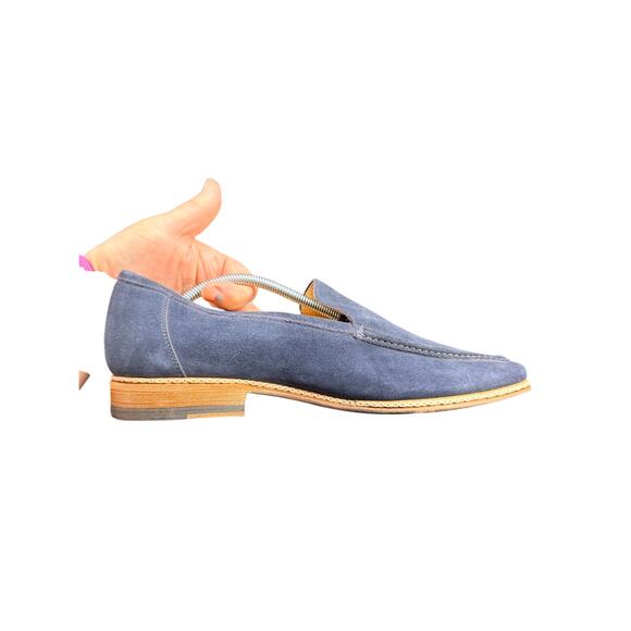 J. Wilton Blue Suede Loafers EU 42 US 9 Made in Italy Vero Cuoio main image 8